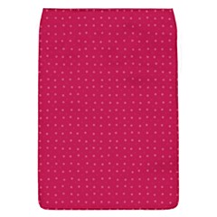 Rose Pink Color Polka Dots Removable Flap Cover (s) by SpinnyChairDesigns