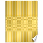 Saffron Yellow Color Stripes Canvas 12  x 16  11.86 x15.41  Canvas - 1