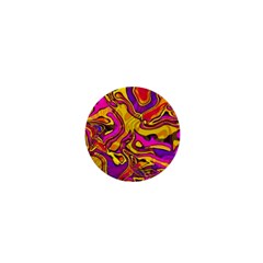 Colorful Boho Swirls Pattern 1  Mini Buttons