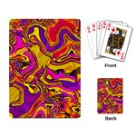 Colorful Boho Swirls Pattern Playing Cards Single Design (Rectangle) Back