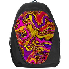 Colorful Boho Swirls Pattern Backpack Bag