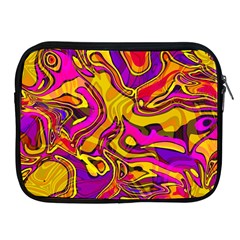 Colorful Boho Swirls Pattern Apple Ipad 2/3/4 Zipper Cases by SpinnyChairDesigns