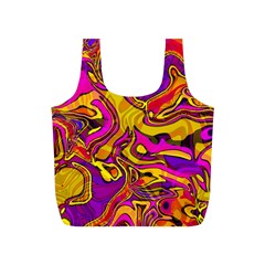 Colorful Boho Swirls Pattern Full Print Recycle Bag (S)