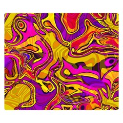 Colorful Boho Swirls Pattern Double Sided Flano Blanket (Small) 