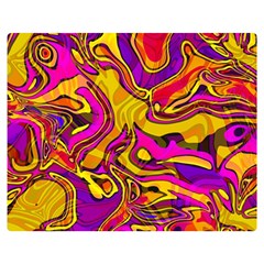 Colorful Boho Swirls Pattern Double Sided Flano Blanket (Medium) 