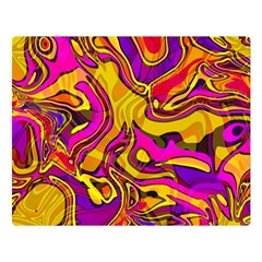 Colorful Boho Swirls Pattern Double Sided Flano Blanket (Large) 