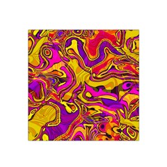 Colorful Boho Swirls Pattern Satin Bandana Scarf