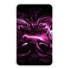 Black Magenta Abstract Art Memory Card Reader (rectangular) by SpinnyChairDesigns