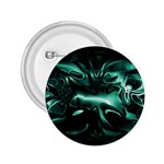 Biscay Green Black Abstract Art 2.25  Buttons Front