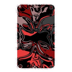 Red Black Grey Abstract Art Memory Card Reader (rectangular) by SpinnyChairDesigns