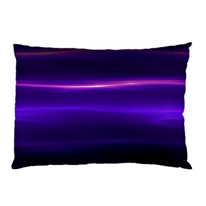 Electric Neon Indigo Black Ombre  Pillow Case