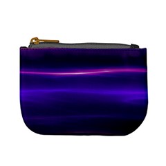 Electric Neon Indigo Black Ombre  Mini Coin Purse