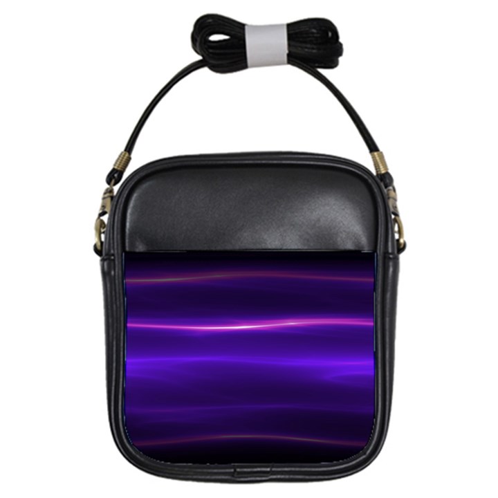 Electric Neon Indigo Black Ombre  Girls Sling Bag