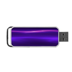 Electric Neon Indigo Black Ombre  Portable Usb Flash (two Sides) by SpinnyChairDesigns