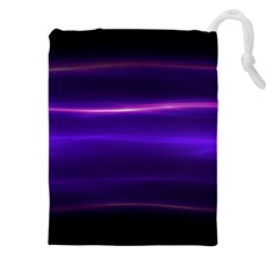 Electric Neon Indigo Black Ombre  Drawstring Pouch (5XL)