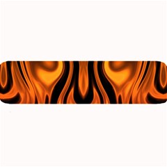 Fire And Flames Pattern Large Bar Mats by SpinnyChairDesigns