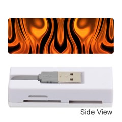 Fire And Flames Pattern Memory Card Reader (stick) by SpinnyChairDesigns