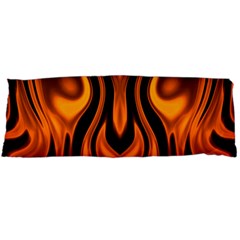 Fire And Flames Pattern Body Pillow Case (dakimakura) by SpinnyChairDesigns