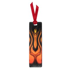 Fire And Flames Pattern Small Book Marks by SpinnyChairDesigns