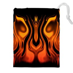 Fire And Flames Pattern Drawstring Pouch (5xl)