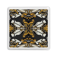 Boho Black Gold Color Memory Card Reader (square) by SpinnyChairDesigns