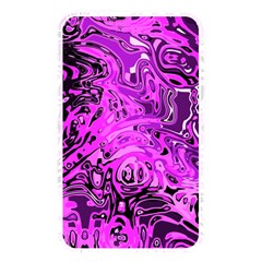 Magenta Black Abstract Art Memory Card Reader (rectangular) by SpinnyChairDesigns