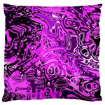 Magenta Black Abstract Art Standard Flano Cushion Case (One Side) Front