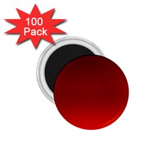 Scarlet Red Ombre Gradient 1 75  Magnets (100 Pack)  by SpinnyChairDesigns