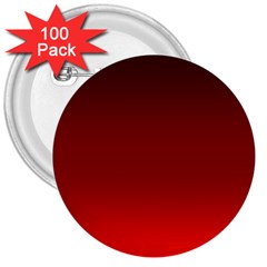 Scarlet Red Ombre Gradient 3  Buttons (100 Pack)  by SpinnyChairDesigns