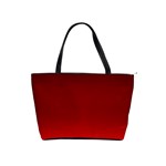 Scarlet Red Ombre Gradient Classic Shoulder Handbag Front