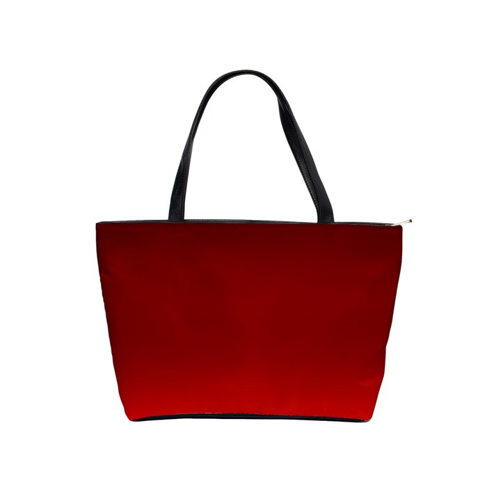 Scarlet Red Ombre Gradient Classic Shoulder Handbag