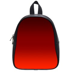 Scarlet Red Ombre Gradient School Bag (small) by SpinnyChairDesigns