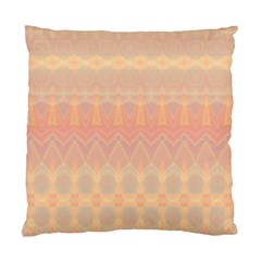 Boho Soft Peach Pattern Standard Cushion Case (one Side) by SpinnyChairDesigns