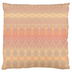 Boho Soft Peach Pattern Standard Flano Cushion Case (one Side)