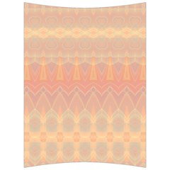 Boho Soft Peach Pattern Back Support Cushion by SpinnyChairDesigns