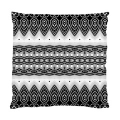 Boho Black And White  Standard Cushion Case (one Side) by SpinnyChairDesigns