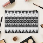 Boho Black And White  Cosmetic Bag (Large) Back