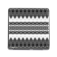 Boho Black And White  Memory Card Reader (square 5 Slot) by SpinnyChairDesigns