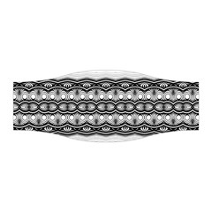 Boho Black And White  Stretchable Headband by SpinnyChairDesigns