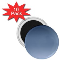 Faded Denim Blue Ombre Gradient 1 75  Magnets (10 Pack)  by SpinnyChairDesigns