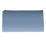 Faded Denim Blue Ombre Gradient Pencil Case Front