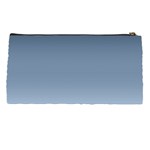 Faded Denim Blue Ombre Gradient Pencil Case Back