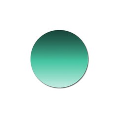 Biscay Green Gradient Ombre Golf Ball Marker (10 Pack) by SpinnyChairDesigns