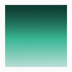 Biscay Green Gradient Ombre Medium Glasses Cloth (2 Sides) by SpinnyChairDesigns