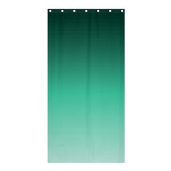 Biscay Green Gradient Ombre Shower Curtain 36  X 72  (stall)  by SpinnyChairDesigns