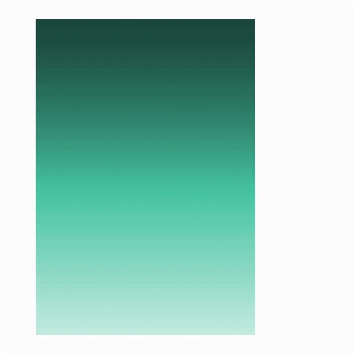 Biscay Green Gradient Ombre Small Garden Flag (Two Sides)