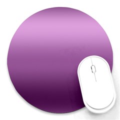 Purple Gradient Ombre Round Mousepads by SpinnyChairDesigns