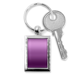 Purple Gradient Ombre Key Chain (rectangle) by SpinnyChairDesigns