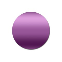 Purple Gradient Ombre Magnet 3  (round) by SpinnyChairDesigns