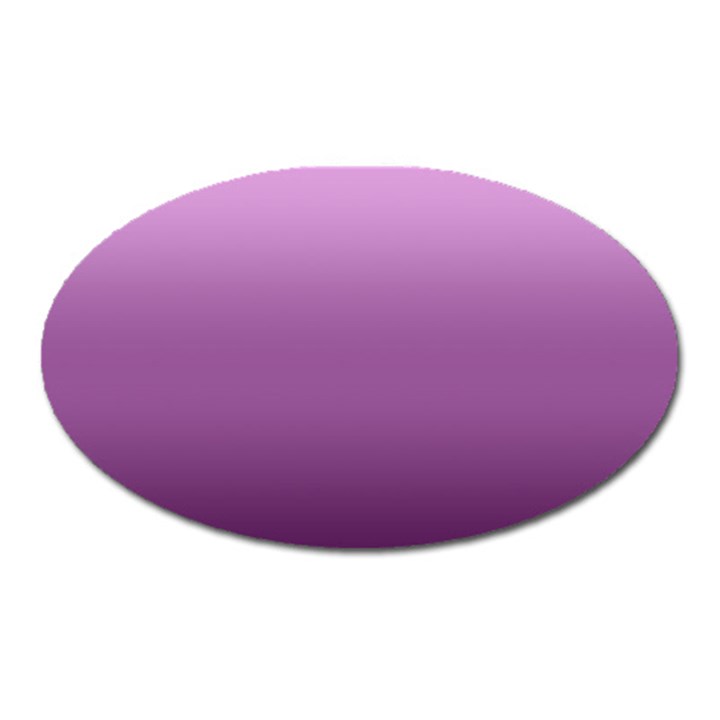 Purple Gradient Ombre Oval Magnet